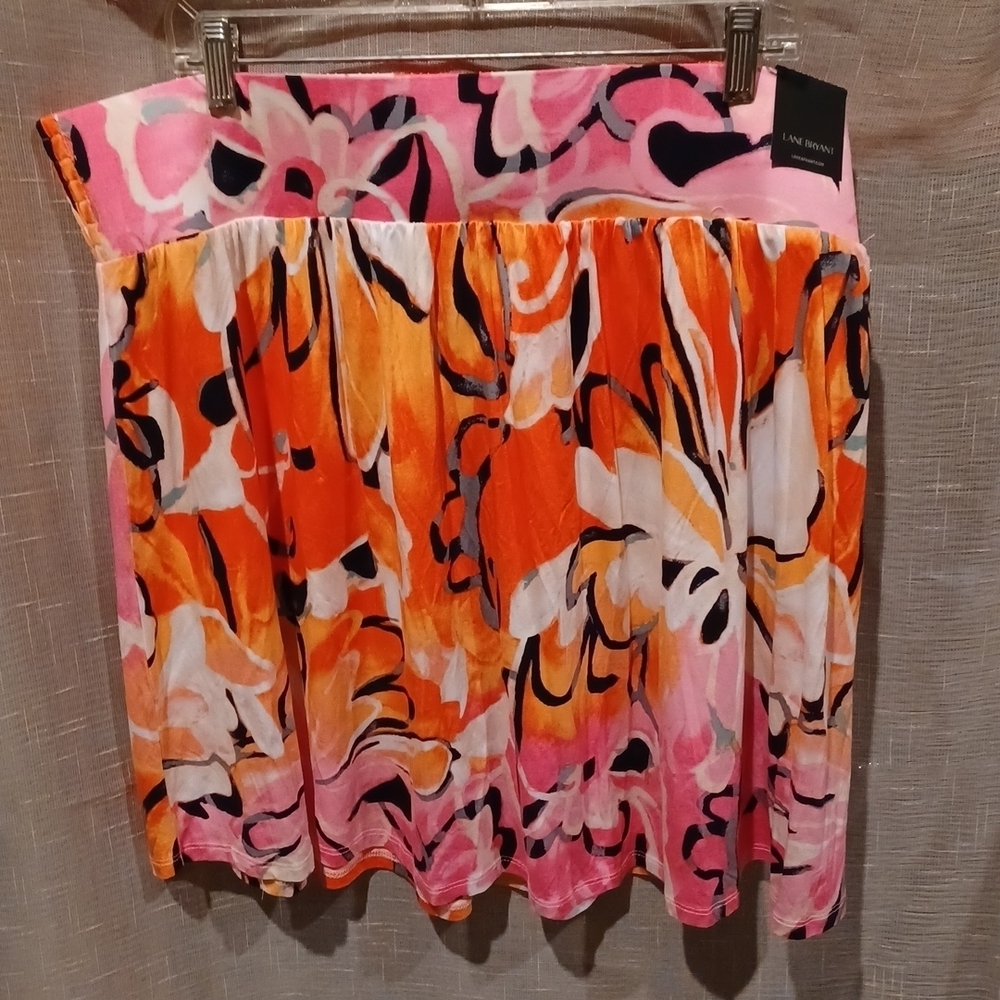 Lane Bryant size 22/24 colorful mini skirt